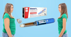 Person using Ozempic injection pen for weekly dose of semaglutide