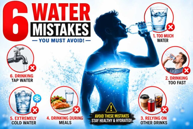 Avoid these 6 common water drinking mistakes to stay hydrated, improve digestion, and protect your health.
