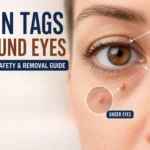 skin tags around eyes
