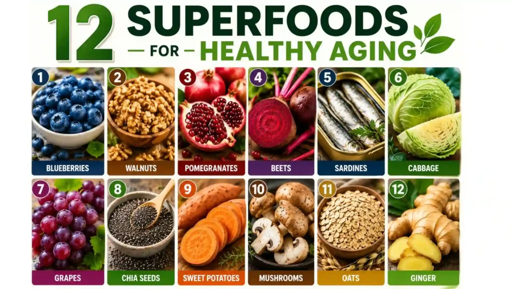 12 superfoods for healthy aging